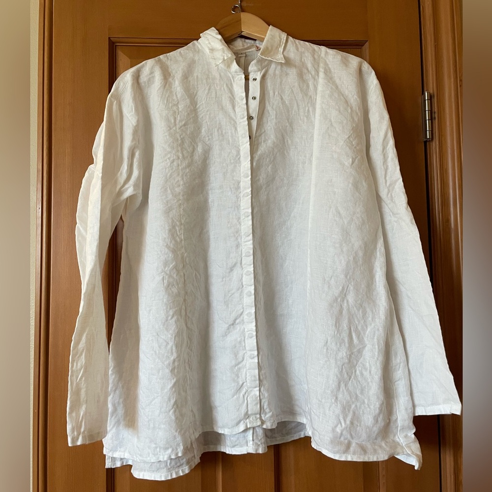South Street Linen swing shirt